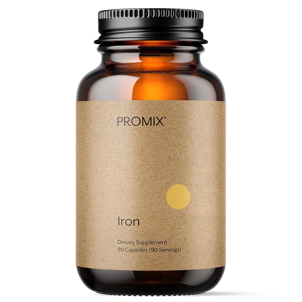 Promix Nutrition Heme Iron Supplement for Anemia Support - 90 Capsules