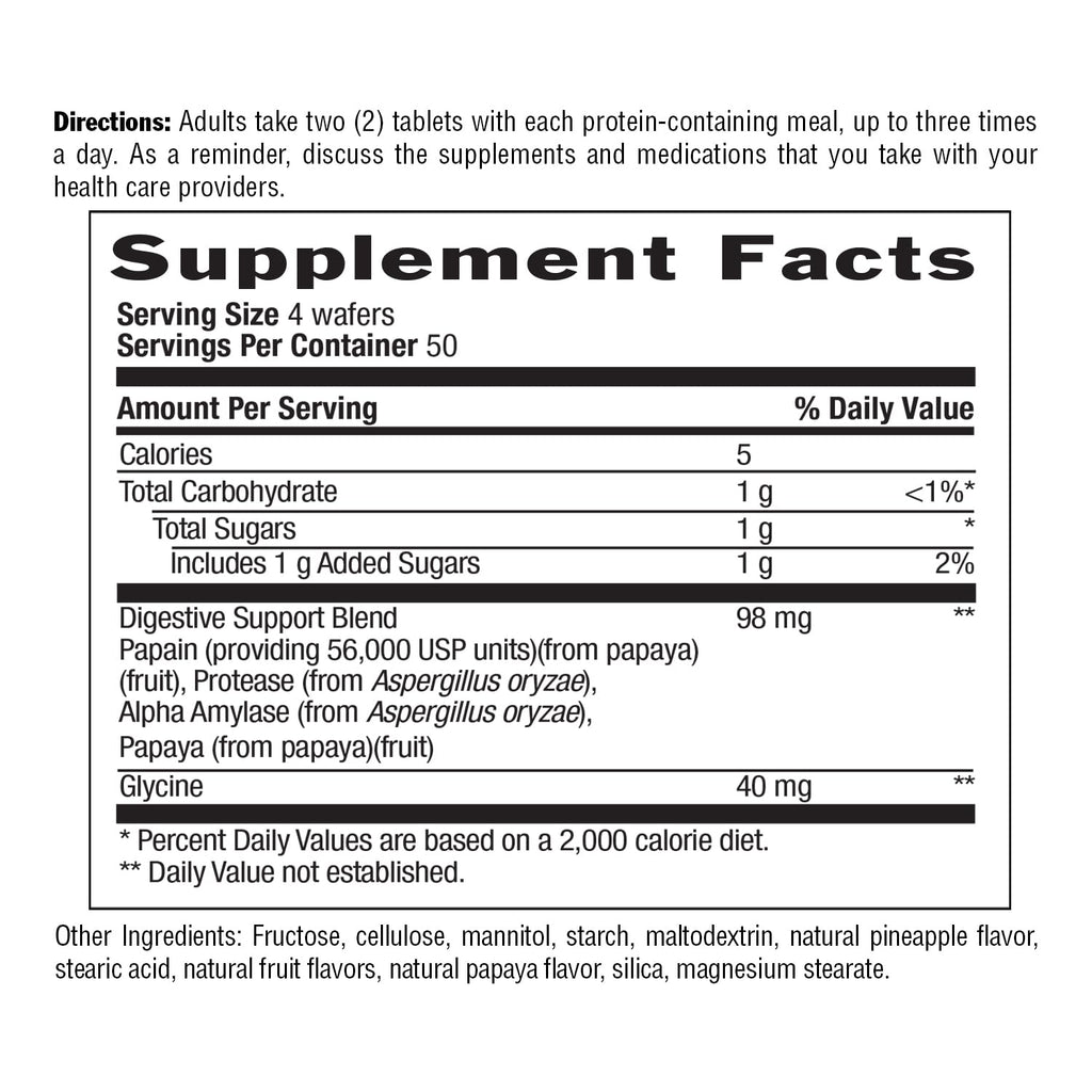 Country Life, Papaya Digestive Support, Daily Enzymes to Promote