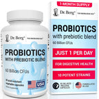 Dr. Berg Probiotic Supplement 60 Billion CFUs - 30 Capsules