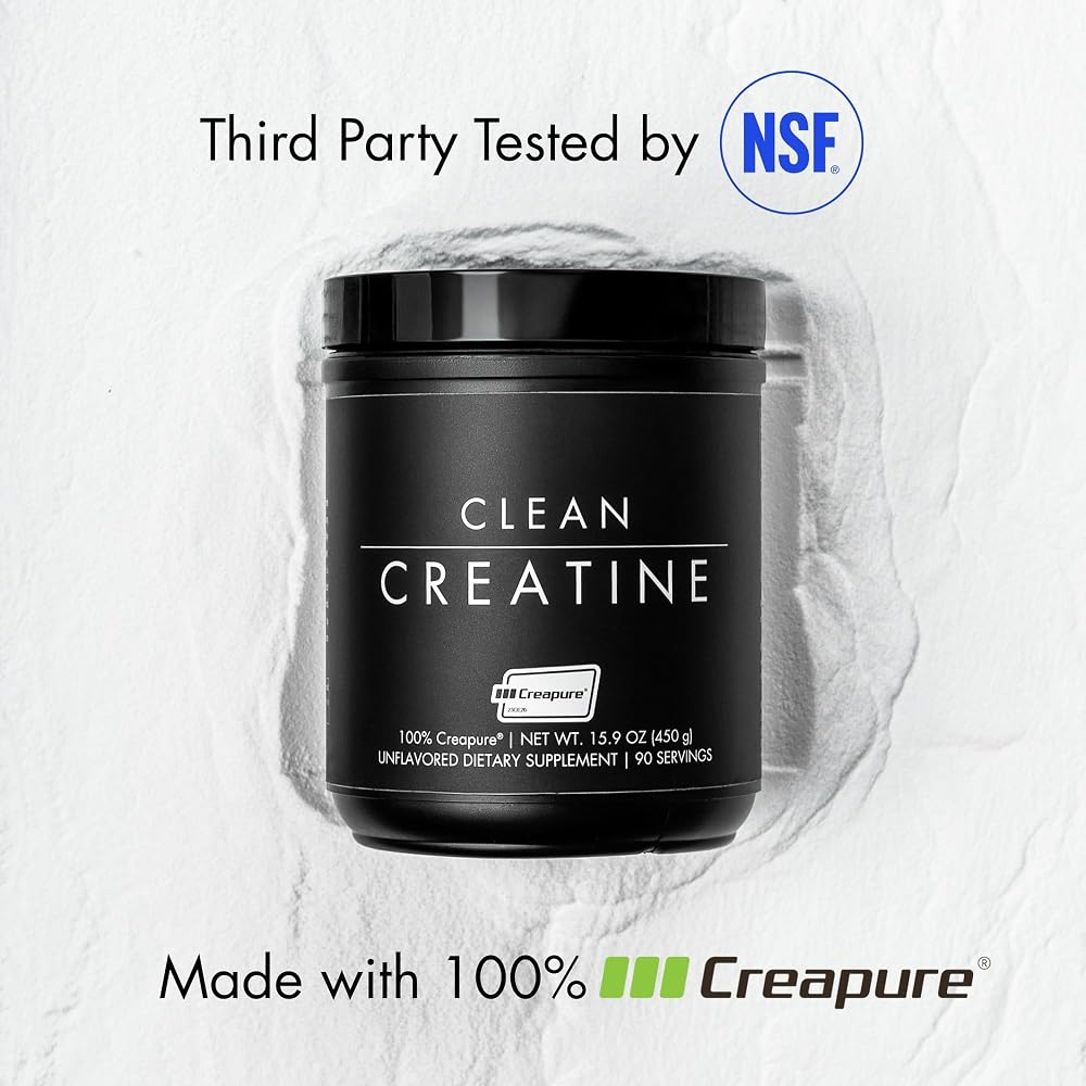 CLEAN Creatine Monohydrate Powder Creapure - 90 Servings - image 4