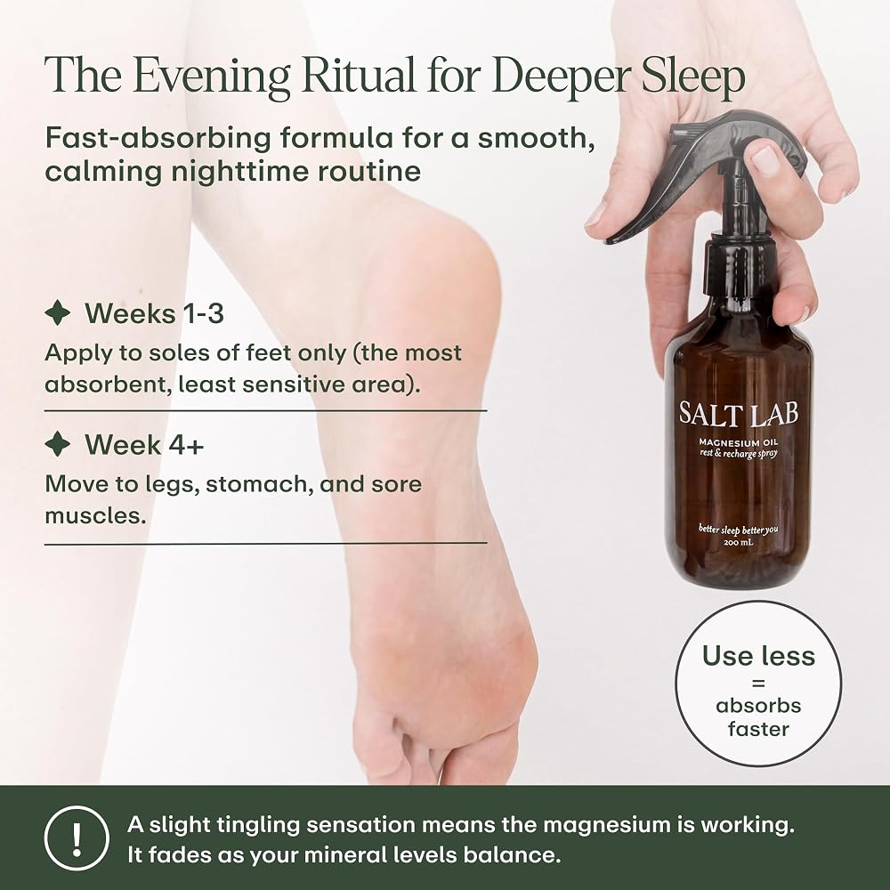 Salt Lab Magnesium Oil Spray for Sleep & Muscle Recovery - 6.8 Fl Oz - image 5