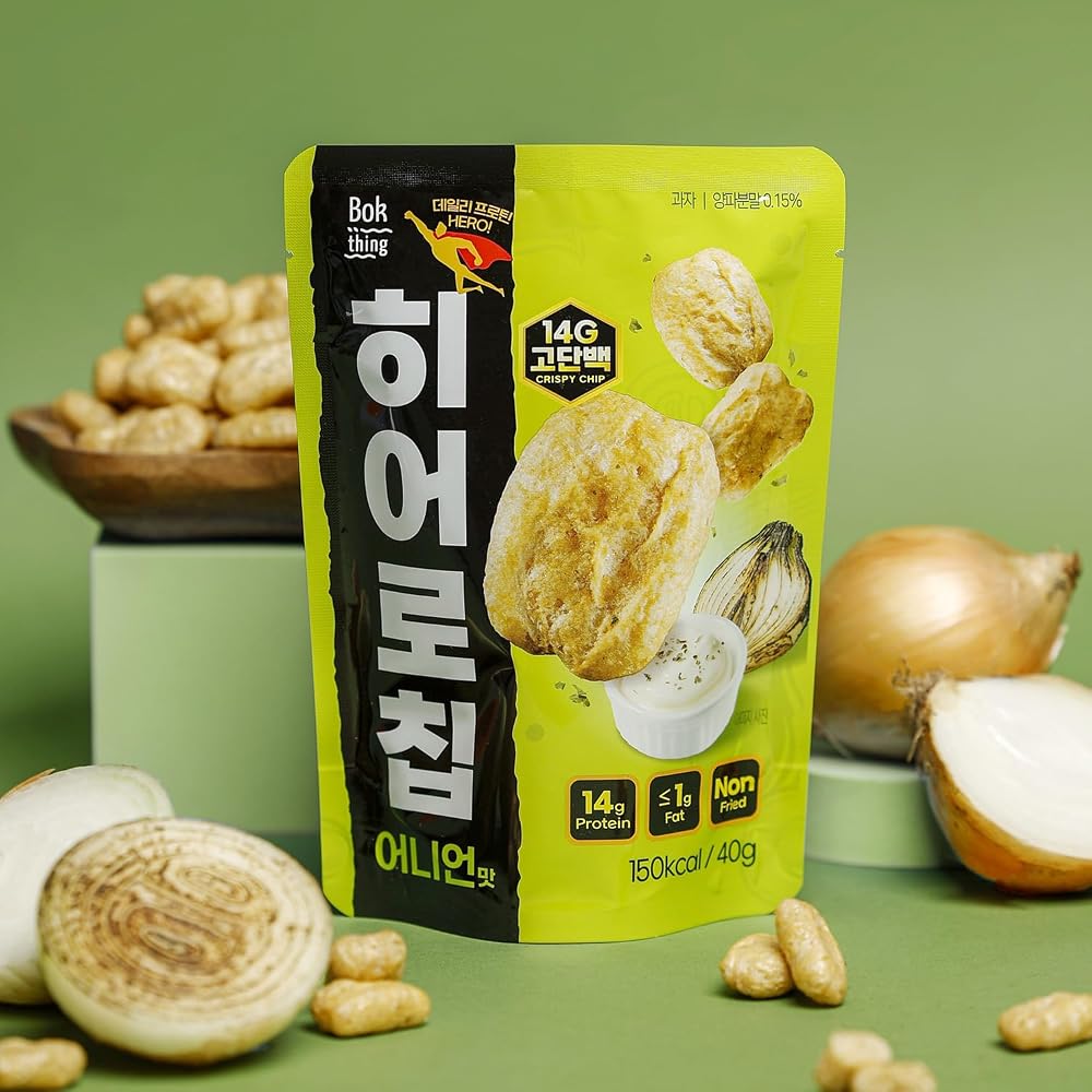 Bokthing HERO CHIP, High Protein Chips, Plant-Based Protein