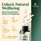 Nature's Nutrition 5HTP 200mg per Serving Capsules - 5 HTP Supplement