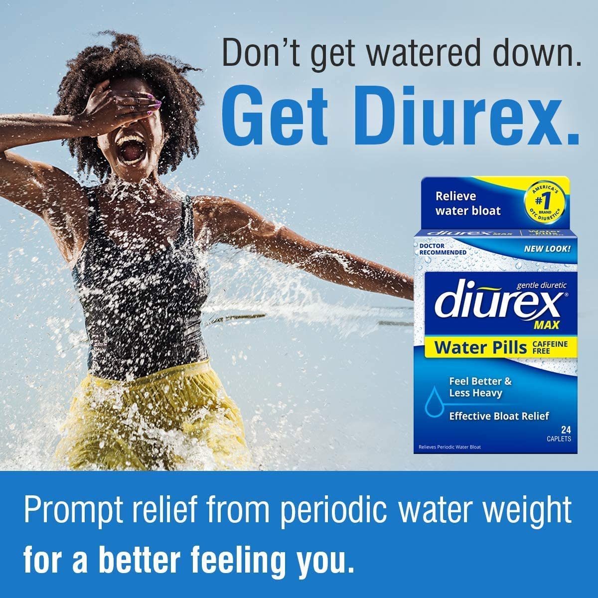 Diurex Max Water Caplets - 24 Count - image 2