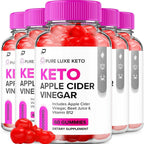 Indelo Pure Luxe Keto ACV Gummies with Vitamin B12 - 300 Gummies