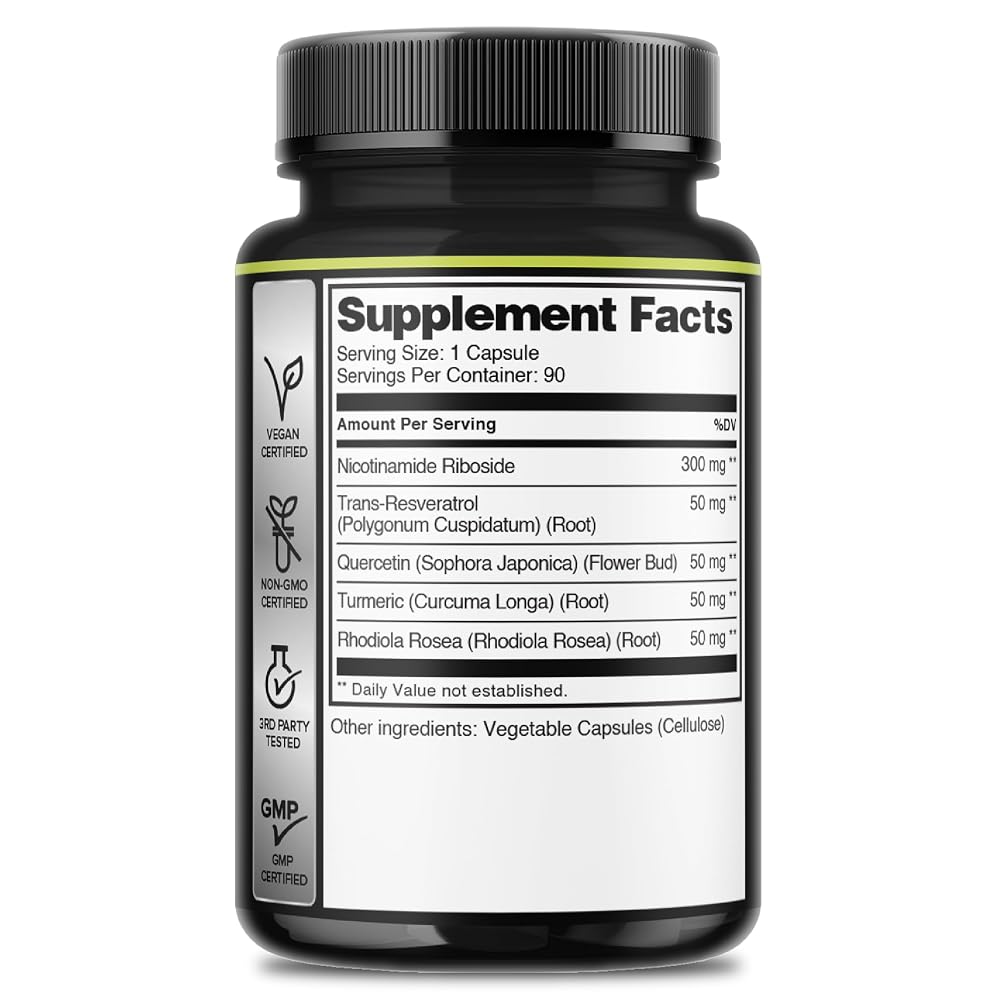 WELBUDA 5in1+ Nicotinamide Riboside Supplement - 90 Capsules - image 8