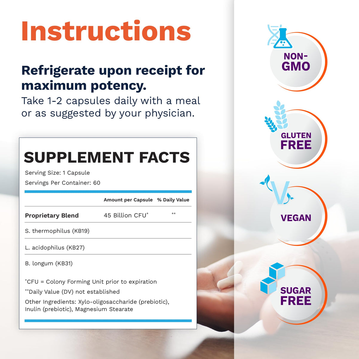 Kibow Renadyl Probiotic Kidney Support - 60 Capsules - image 2