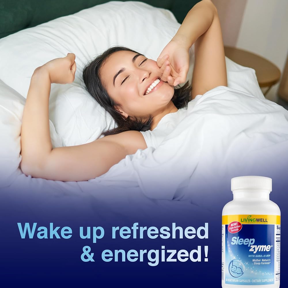 Sleepzyme Sleep Aid Supplement 10-in-1 Formula - 60 Capsules - image 6