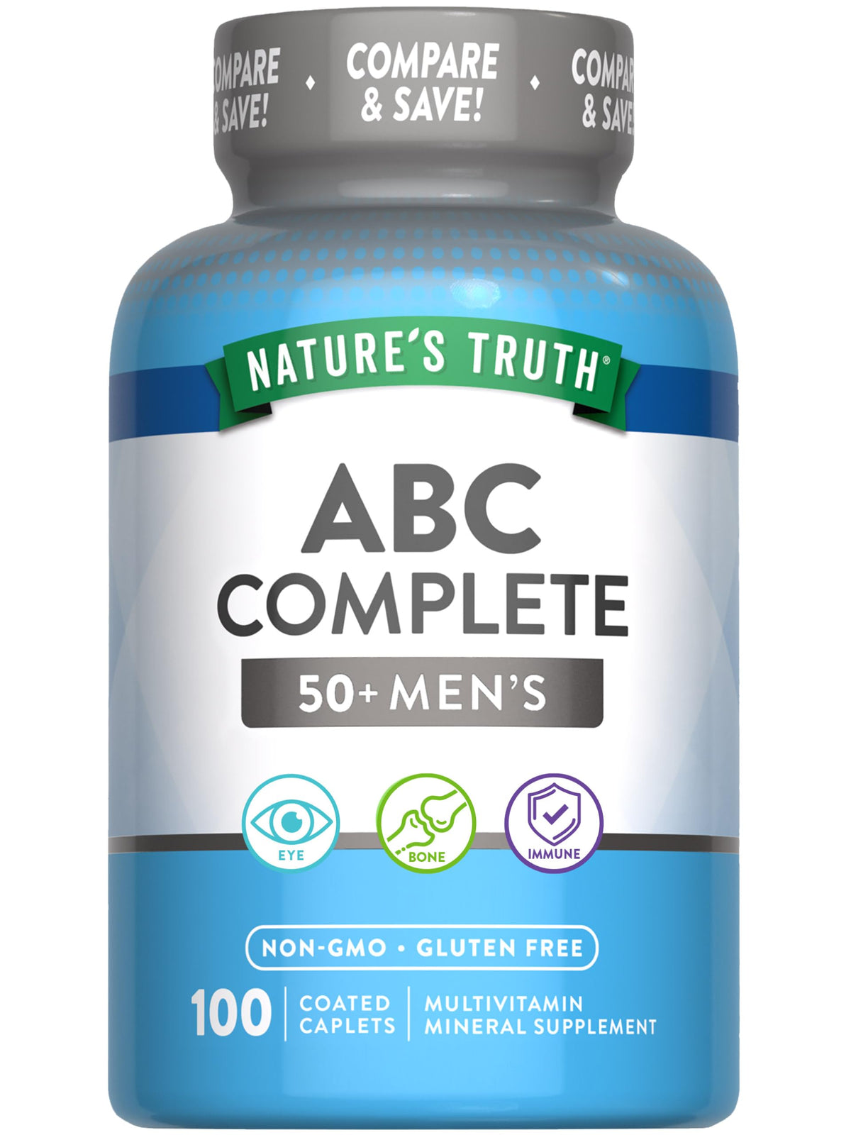 Nature's Truth Men's 50+ Multivitamin - 100 Caplets