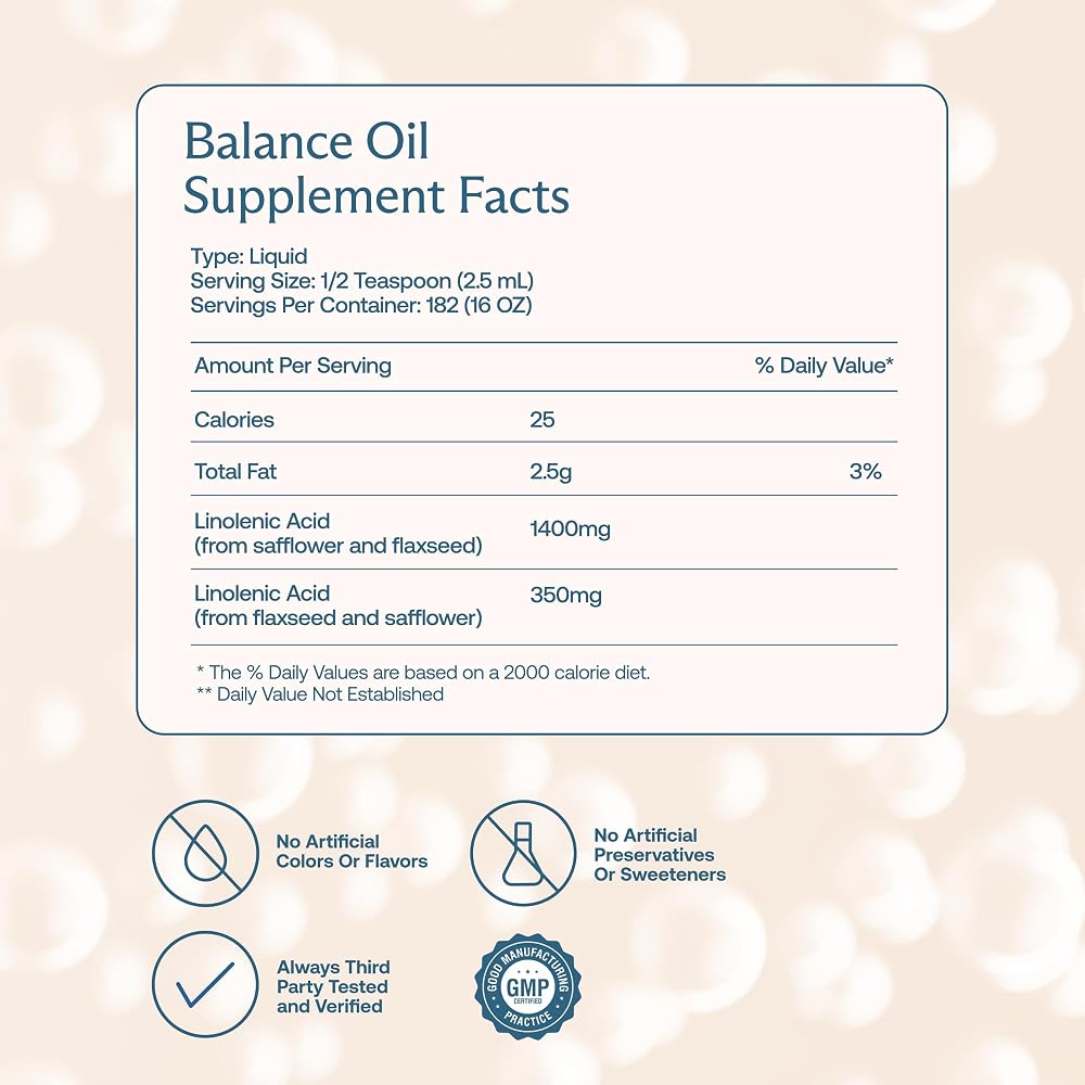 BodyBio Balance Oil - Essential Fatty Acids for Brain, Skin, & Mood - image 2