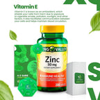 LightSpring Zinc Dietary Supplement 50 mg - 200 Caplets - image 4
