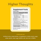 Natural Factors Higher Thoughts Brain Health Supplement - 90 Softgels - image 4