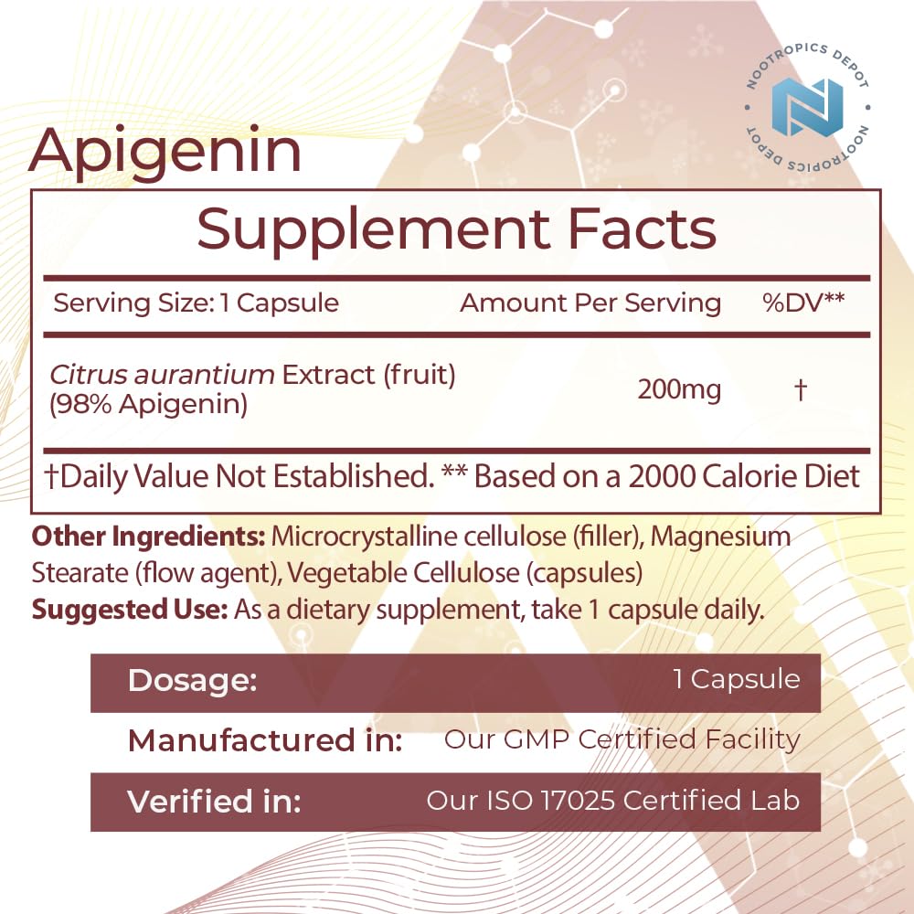 Nootropics Depot Apigenin Capsules
