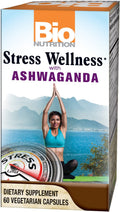 Bio Nutrition Stress Wellness with Ashwagandha - 60 Vegetarian Capsules