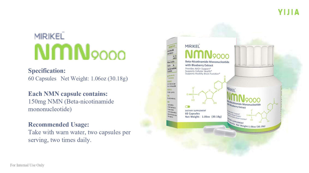 NMN9000 NMN Nicotinamide Mononucleotide with Blueberry Extract - 60 Capsules - image 2