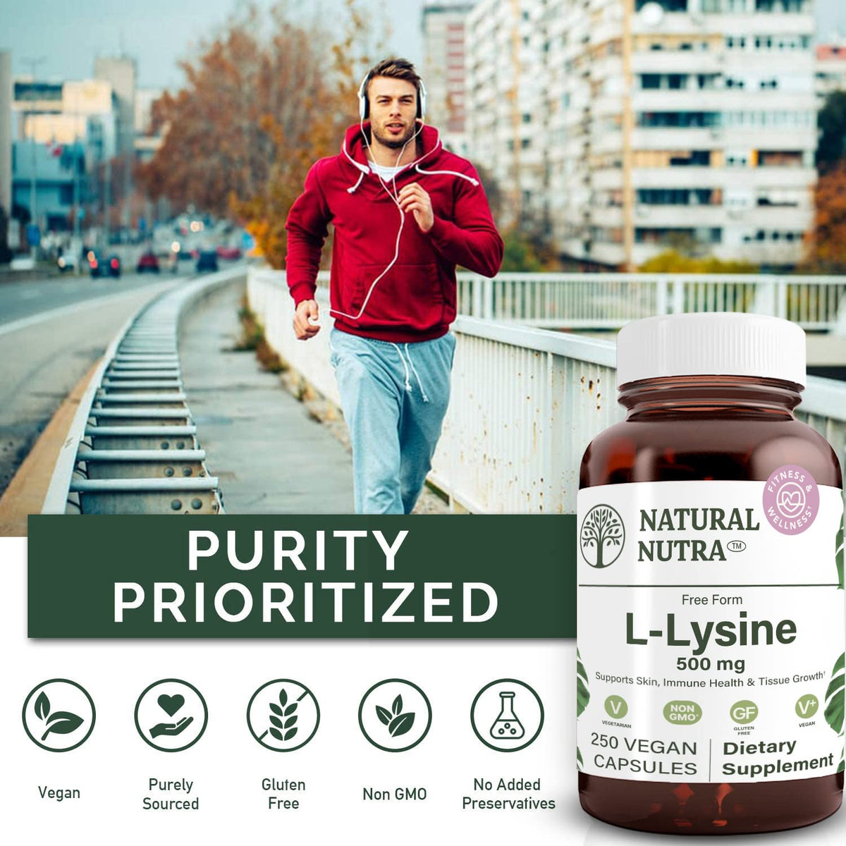 Natural Nutra L Lysine HCl, 500 mg Parent