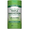 Nature's Truth Triple Magnesium Complex - 60 Vegetarian Capsules