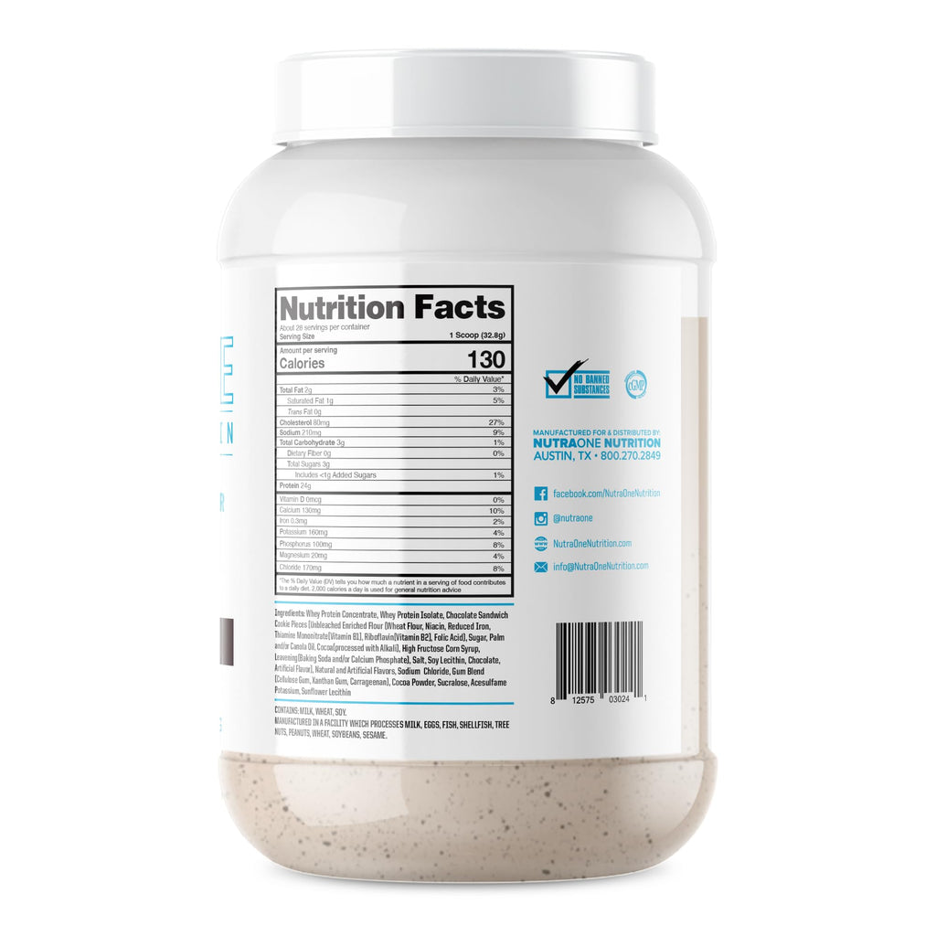 NutraOne ProteinOne Whey Protein Powder