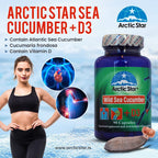 Arctic Star Sea Cucumber with Vitamin D3 - 90 Capsules - image 5