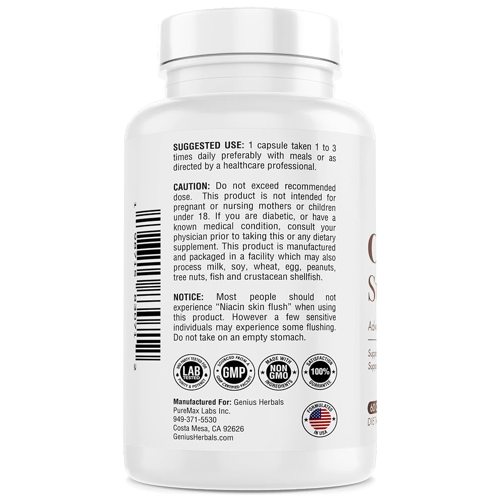 GENIUS HERBALS Circulation Support - 60 Capsules - image 3