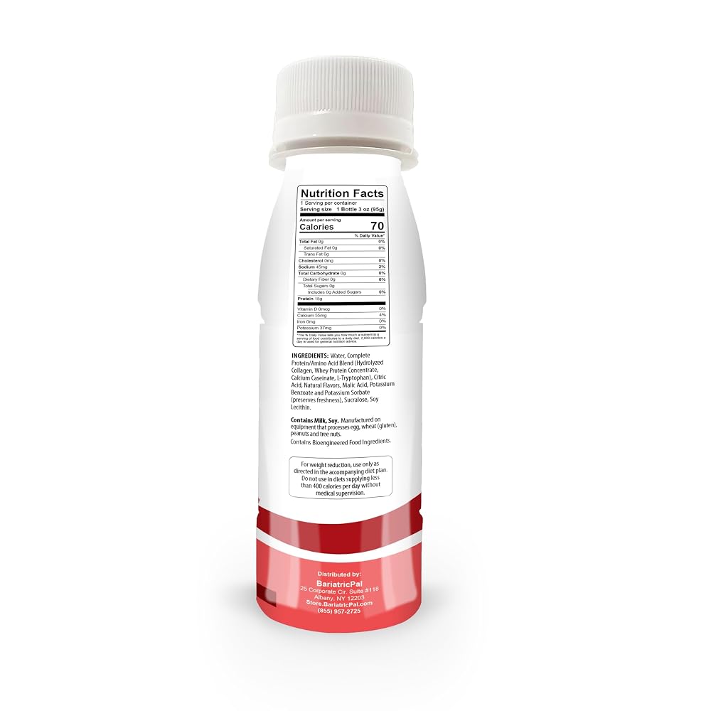 BariatricPal 15g Whey Protein & Collagen Shots Apple - 6 Bottles - image 2