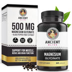 Ancient Bliss Magnesium Glycinate for Muscles & Nerves - 60 Capsules
