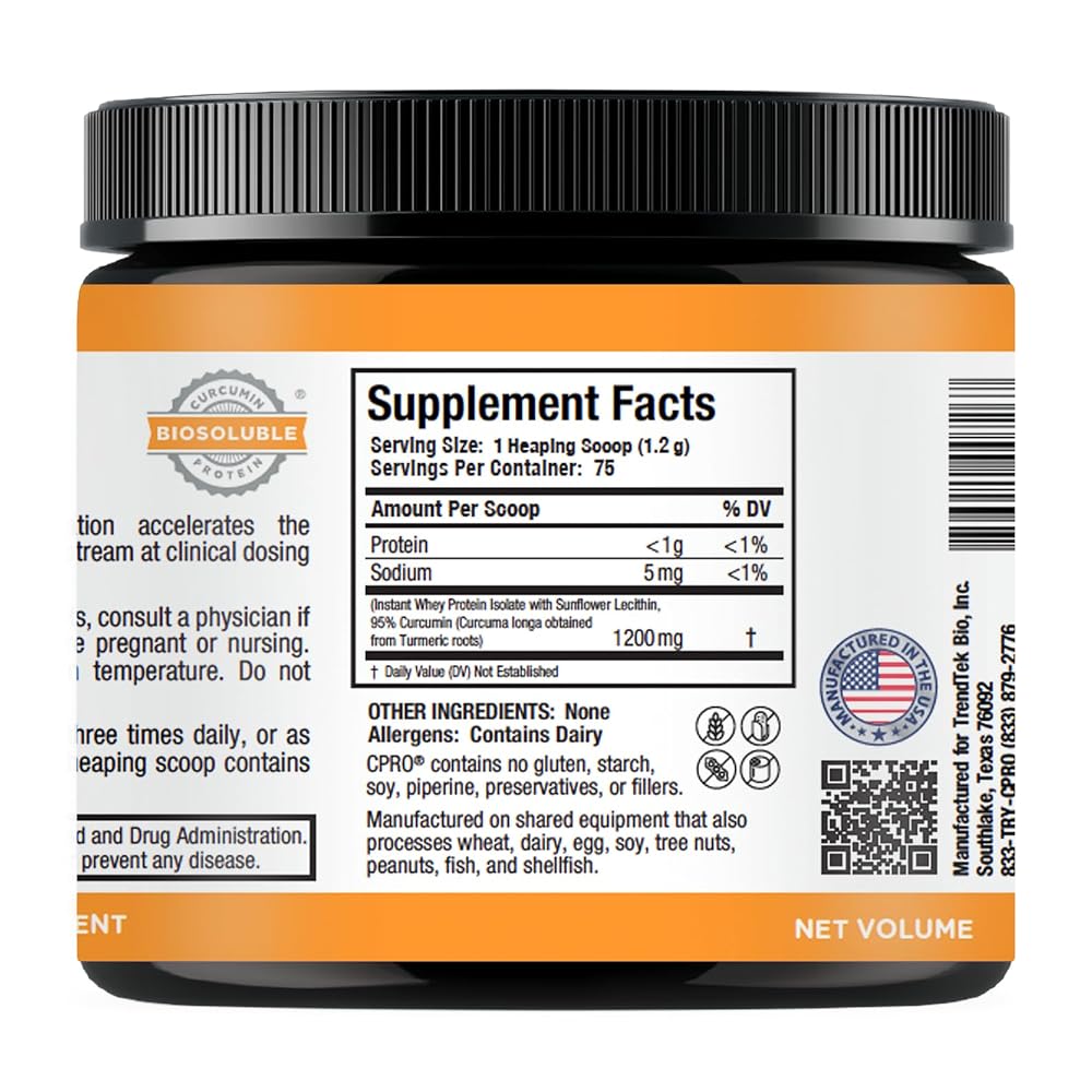 curcuminpro Complete Curcumin Powder - 90 Grams - image 7