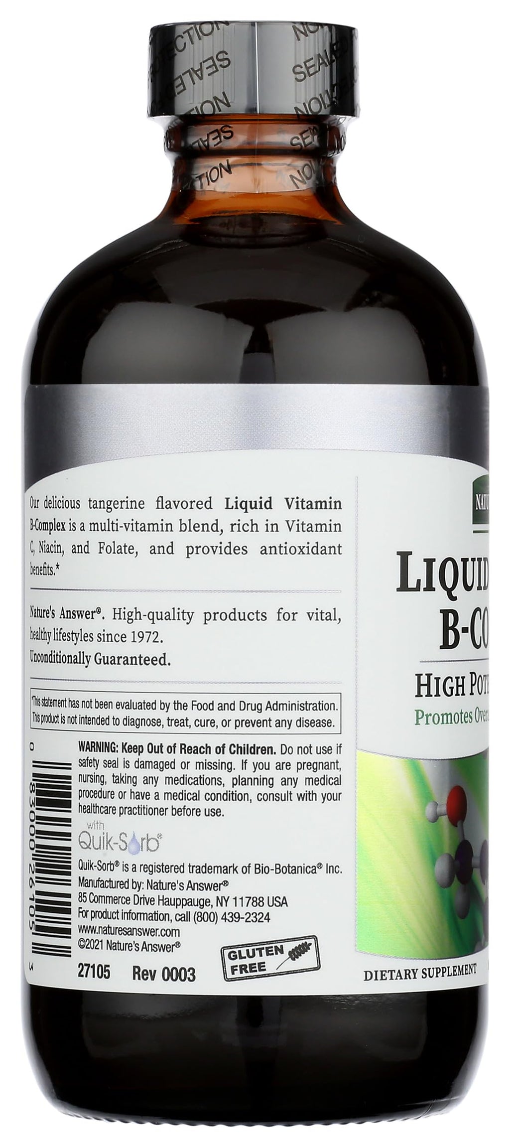 Nature's Answer Liquid Vitamin B-Complex for Energy - 8 Fl Oz - image 5