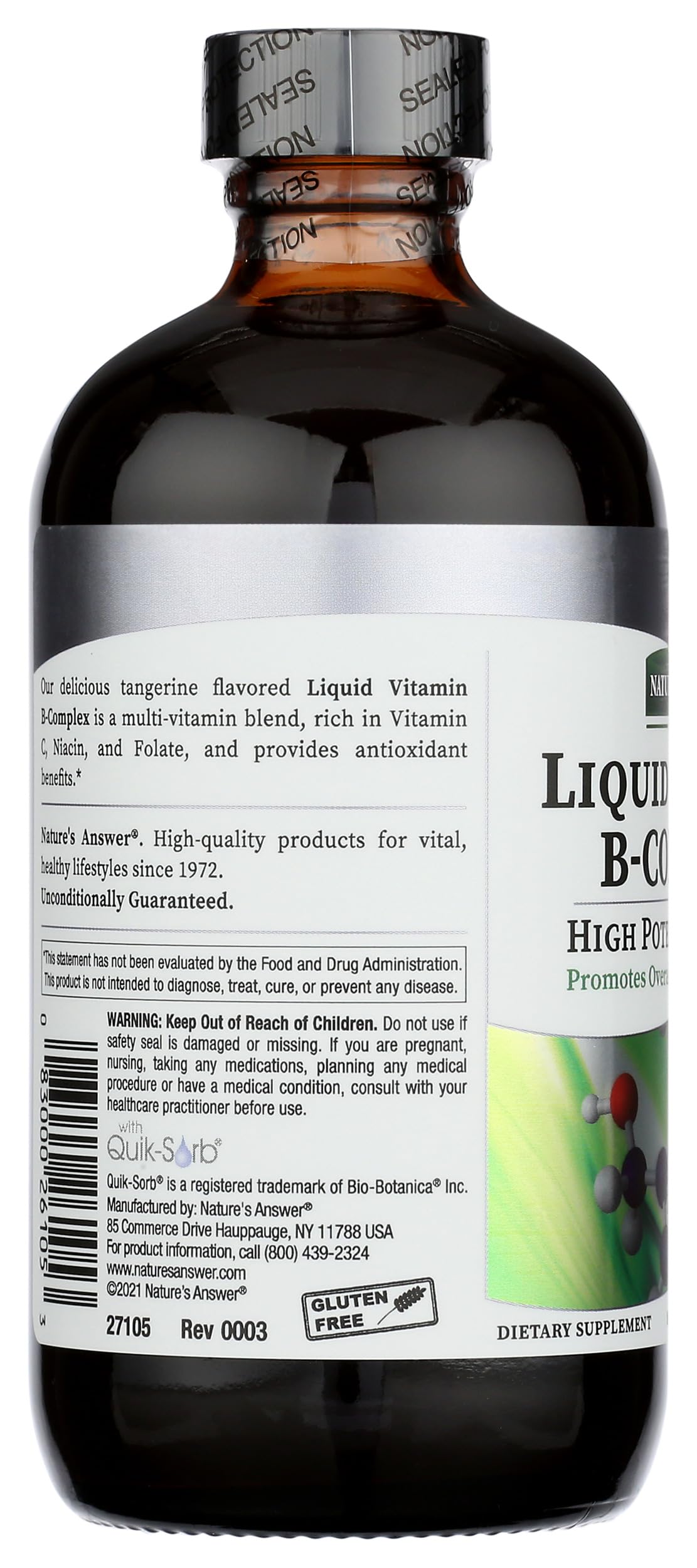 Nature's Answer Liquid Vitamin B-Complex for Energy - 8 Fl Oz - image 5