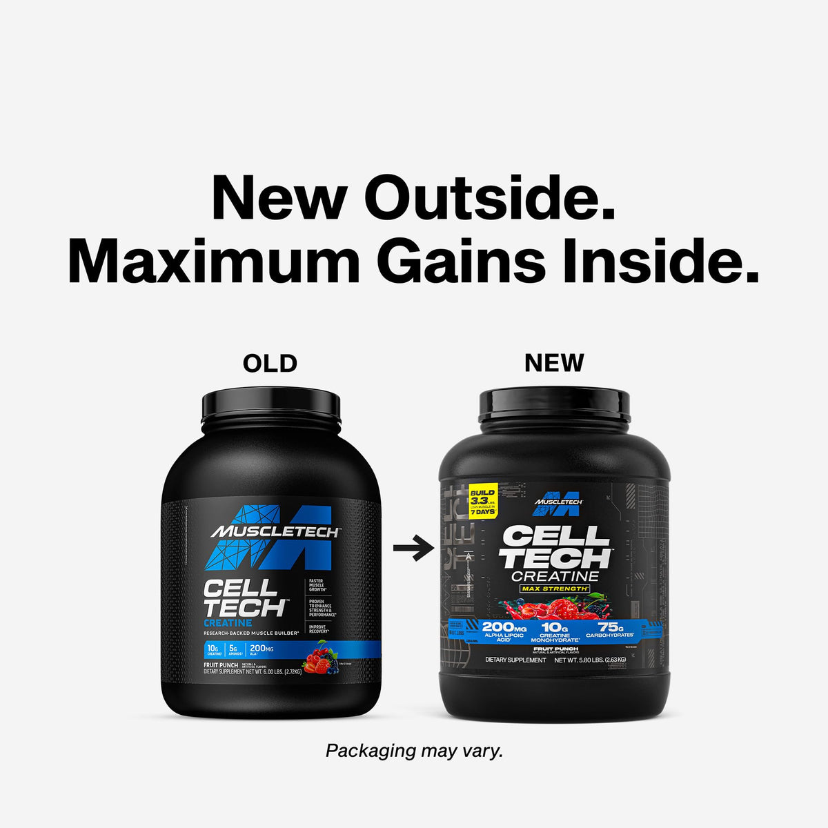 MuscleTech Creatine Monohydrate Powder - Cell-Tech Creatine Powder