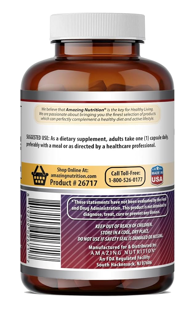 Amazing Nutrition Inositol 500 mg - 100 Capsules - image 5
