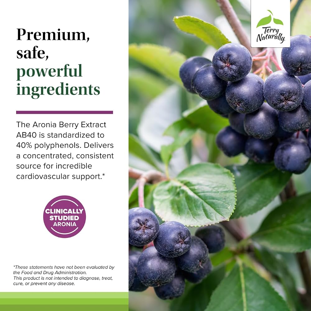 Terry Naturally Aronia Berry Complex Antioxidant - 60 Capsules - image 5