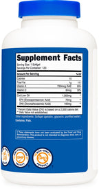 Nutricost Cod Liver Oil 1000mg - 120 Softgels - image 5