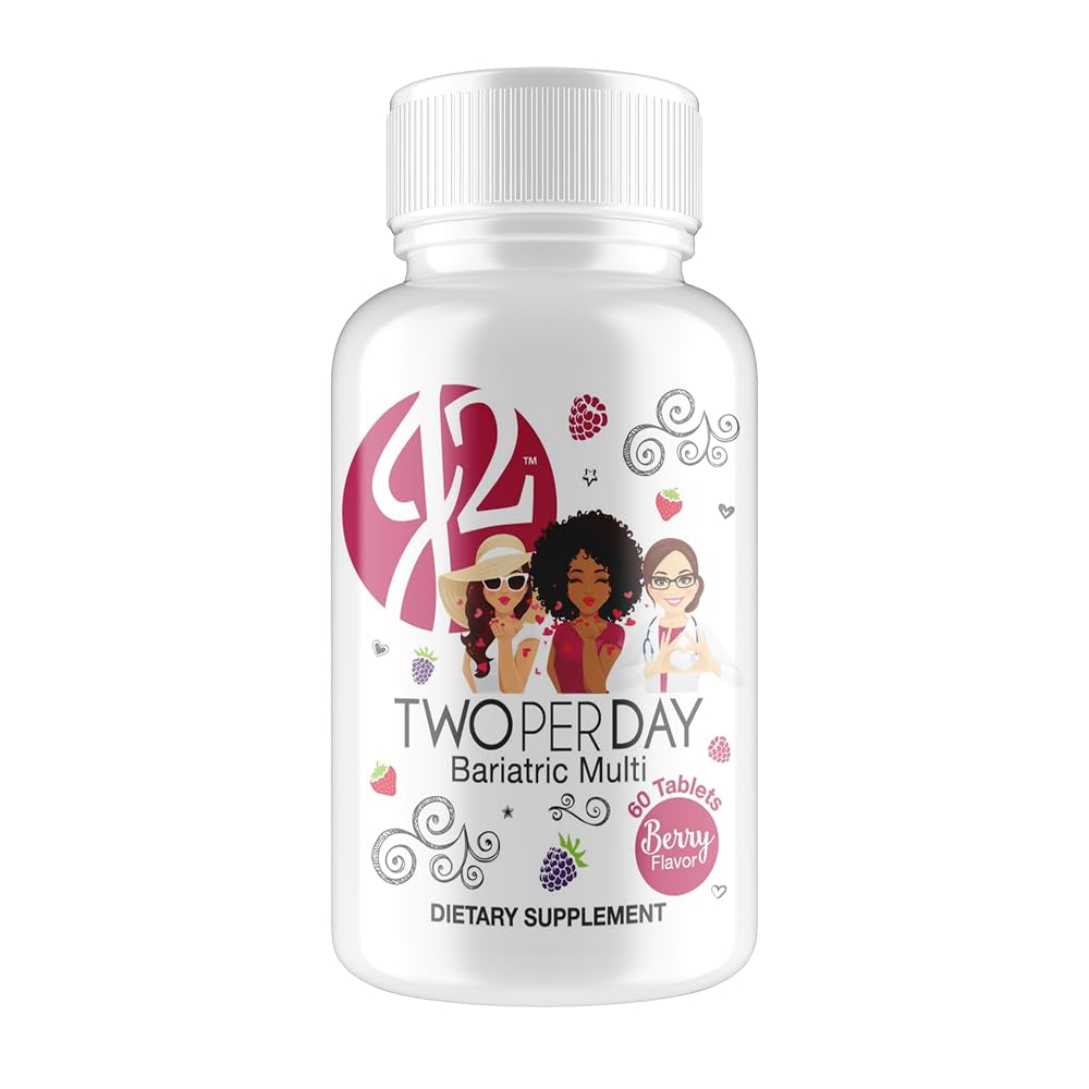Bariatric Eating J2 Two Per Day Multivitamin Chewable Tablets - 60 Count