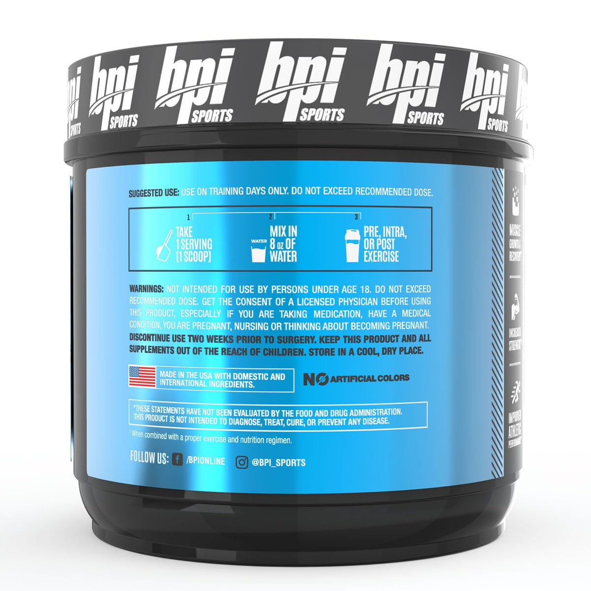 BPI Sports Micronized Creatine Powder - 120 Servings - image 3