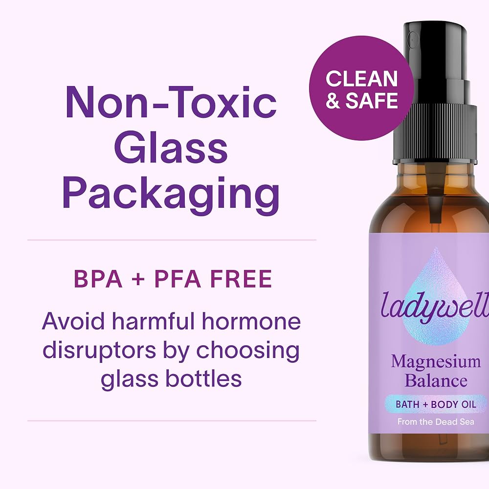 Ladywell Topical Magnesium Oil Spray for Hormone Balance - 2 Fl Oz - image 6