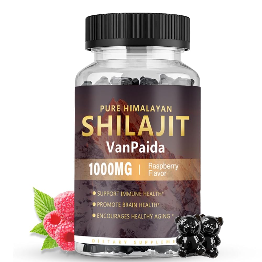 Van Paida Sugar Free Shilajit Gummies with Ashwagandha - 60 Gummies