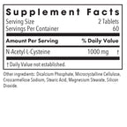 Allergy Research Group NAC N-Acetyl L-Cysteine 500 mg - 120 Tablets - image 3