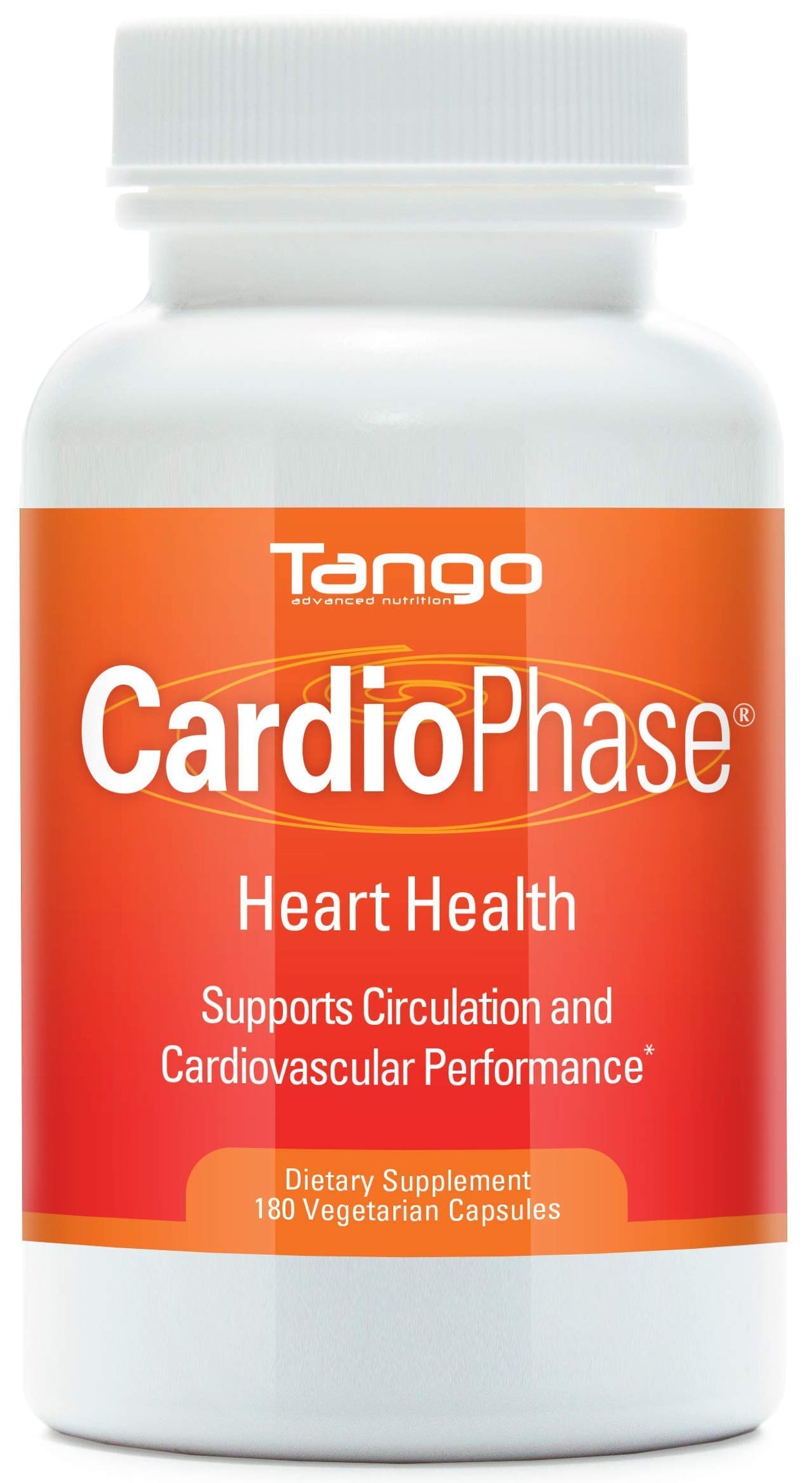 Tango CardioPhase Heart Support Supplement - 180 Vegetarian Capsules