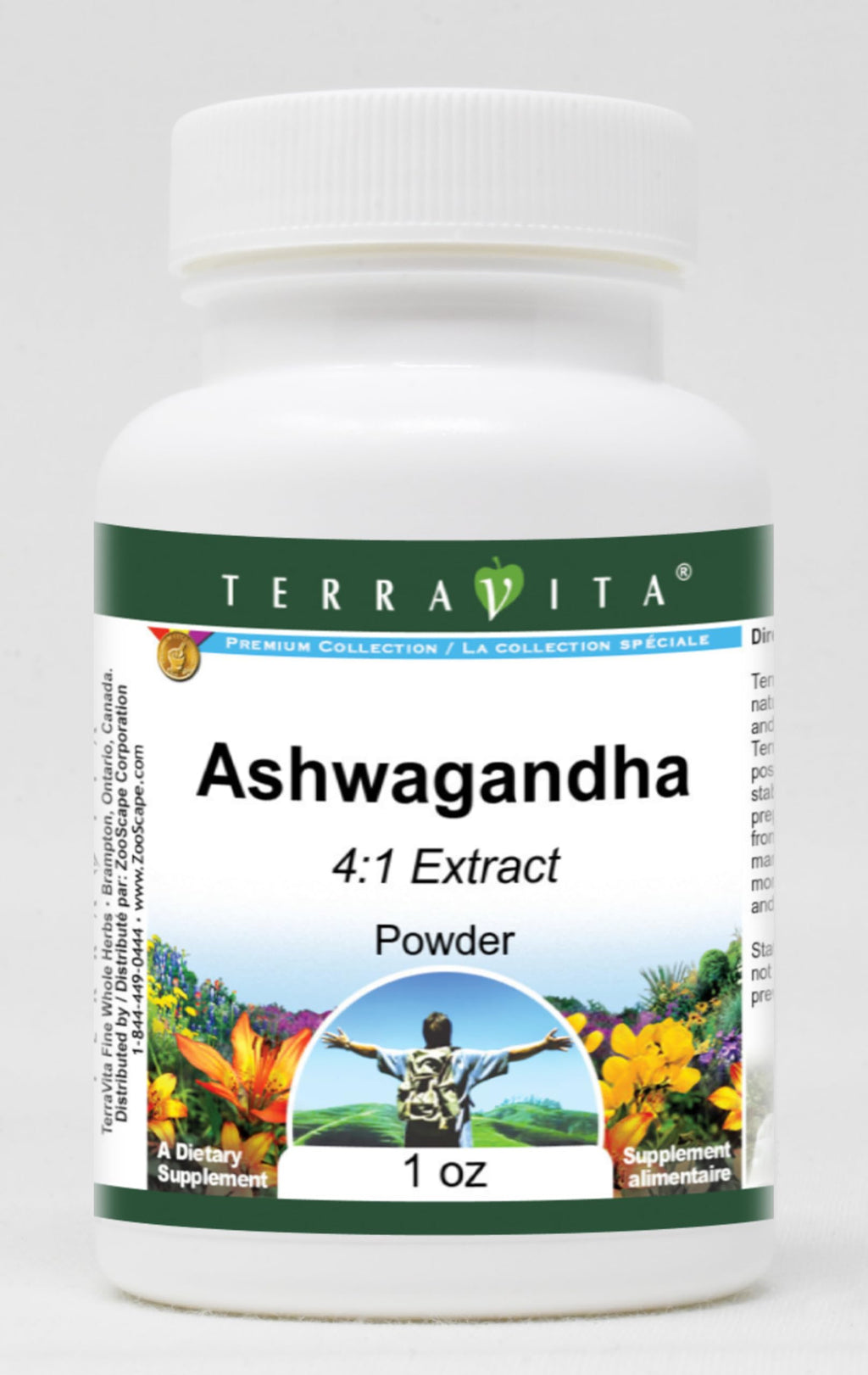 Terravita Ashwagandha 4:1 Extract Powder - 1 oz