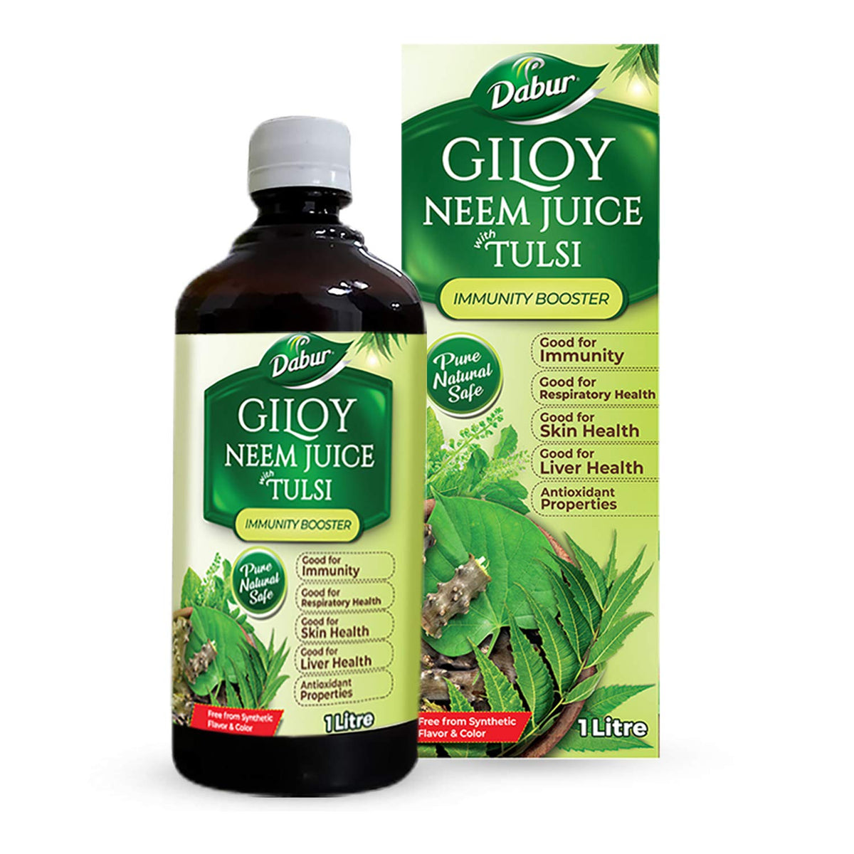Dabur Giloy Neem Juice with Tulsi - 1 Litre