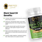 KING TUT'S SECRET Black Seed Capsules 500 mg - 100 Softgels - image 9