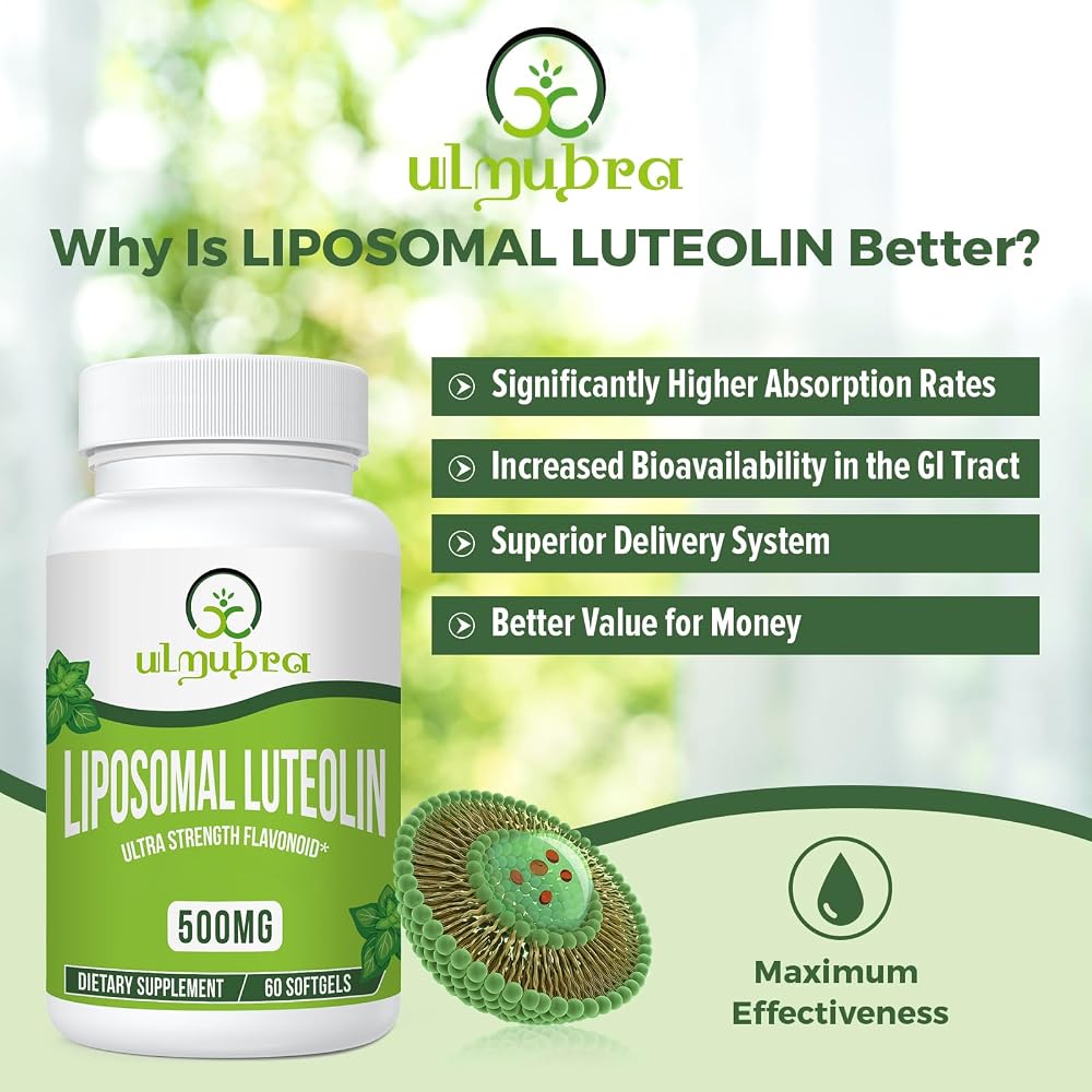 Ulmubra Liposomal Luteolin 500 MG - image 3