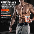 LIVEGIS Creatine Monohydrate Powder Unflavored - 500g - image 3