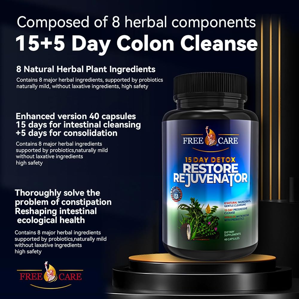 FreeCare Colon Cleanse 15+5 Day Upgrade Digestive Support - 40 Capsules - image 4