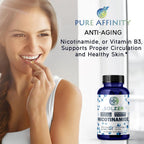 Pure Affinity LLC B3 Nicotinamide 500 mg Effective Flush-Free Niacin.