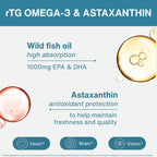 Igennus Ultra Pure Omega 3 rTG Fish Oil - 180 Softgels - image 2