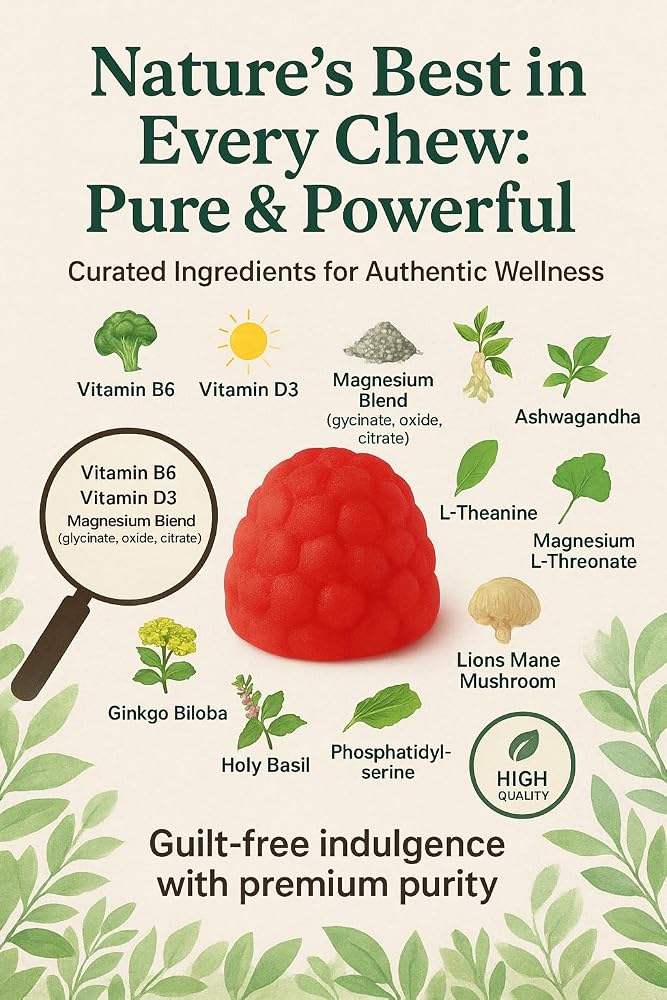 NutraPerfecto Sugar Free Cortisol Gummies with Ashwagandha - 60 Count - image 2