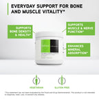 DaVinci Labs Cal-Mag Citrate Powder Bone Health Support - 30 Servings - image 3