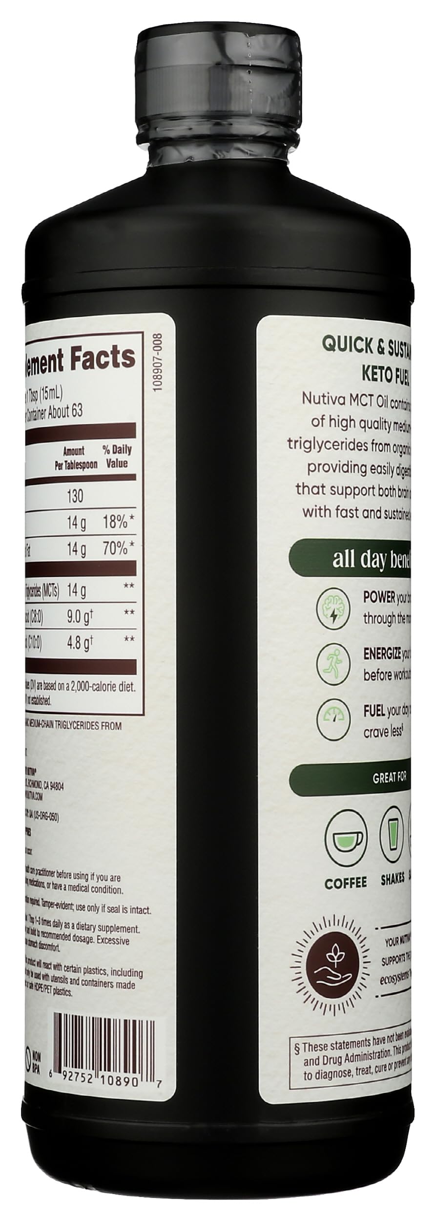 Nutiva Organic MCT Oil